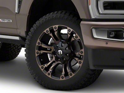 Fuel Wheels Vapor Matte Black Double Dark Tint 8-Lug Wheel; 20x9; 1mm Offset (23-25 F-250 Super Duty)