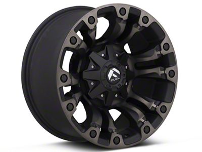 Fuel Wheels Vapor Matte Black Machined 8-Lug Wheel; 18x9; -12mm Offset (23-24 F-250 Super Duty)