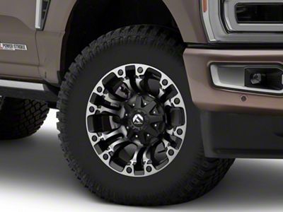 Fuel Wheels Vapor Matte Black with Gray Tint 8-Lug Wheel; 18x9; 1mm Offset (23-25 F-250 Super Duty)