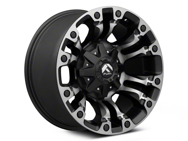 Fuel Wheels Vapor Matte Black with Gray Tint 8-Lug Wheel; 18x9; 1mm Offset (23-24 F-250 Super Duty)