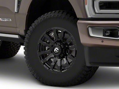 Fuel Wheels Blitz Gloss Black 8-Lug Wheel; 17x9; -12mm Offset (23-25 F-350 Super Duty SRW)