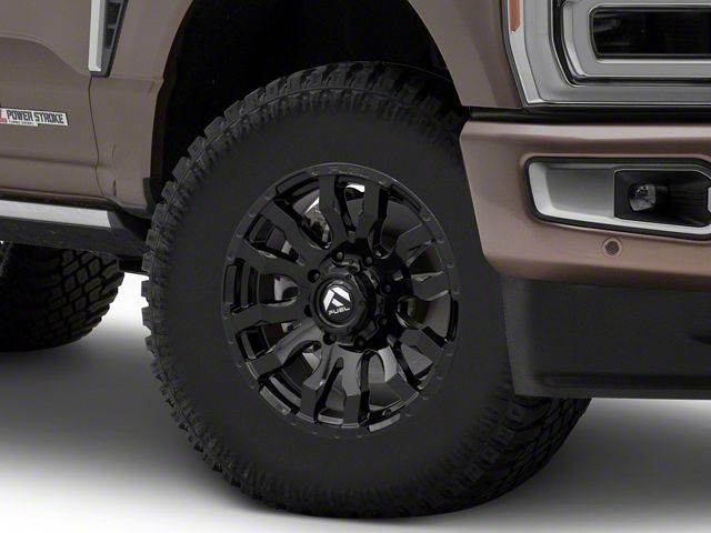 Fuel Wheels Blitz Gloss Black 8-Lug Wheel; 17x9; -12mm Offset (23-24 F-350 Super Duty SRW)