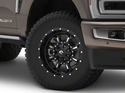 Fuel Wheels Krank Matte Black Milled 8-Lug Wheel; 18x9; 1mm Offset (23-24 F-350 Super Duty SRW)