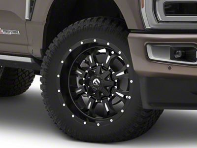 Fuel Wheels Krank Matte Black Milled 8-Lug Wheel; 20x10; -24mm Offset (23-25 F-350 Super Duty SRW)