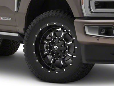 Fuel Wheels Krank Matte Black Milled 8-Lug Wheel; 20x10; -24mm Offset (23-24 F-350 Super Duty SRW)