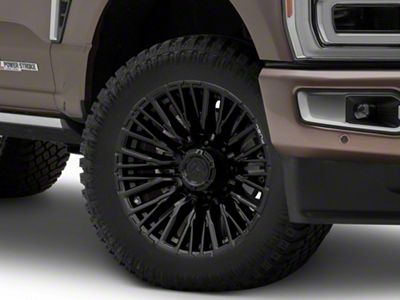 Fuel Wheels Rebar Blackout 8-Lug Wheel; 20x10; -18mm Offset (23-24 F-350 Super Duty SRW)