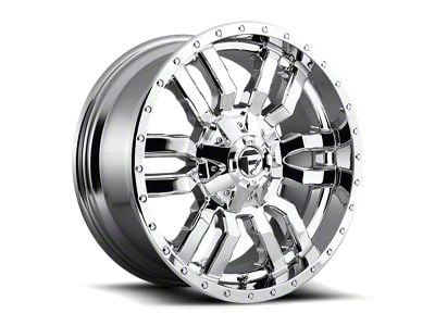 Fuel Wheels Sledge Chrome 8-Lug Wheel; 20x9; 1mm Offset (23-25 F-350 Super Duty SRW)
