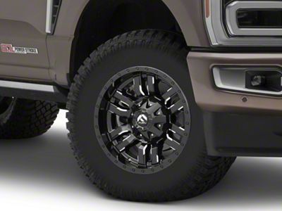 Fuel Wheels Sledge Gloss Black Milled 8-Lug Wheel; 18x9; 1mm Offset (23-25 F-350 Super Duty SRW)