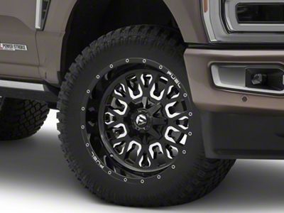 Fuel Wheels Stroke Gloss Black Milled 8-Lug Wheel; 20x10; -18mm Offset (23-25 F-350 Super Duty SRW)