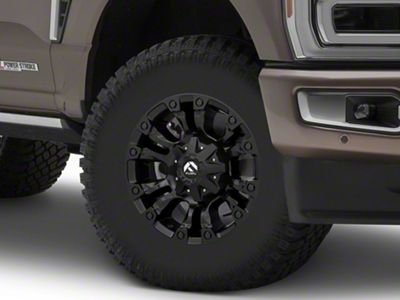 Fuel Wheels Vapor Matte Black 8-Lug Wheel; 17x9; -12mm Offset (23-25 F-350 Super Duty SRW)