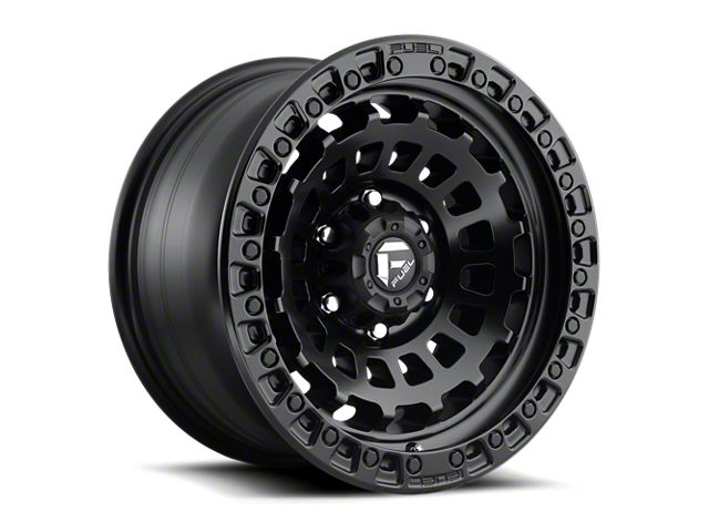 Fuel Wheels Zephyr Matte Black 8-Lug Wheel; 17x9; 1mm Offset (23-24 F-350 Super Duty SRW)