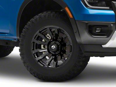 Fuel Wheels Blitz Gloss Black 6-Lug Wheel; 17x9; 1mm Offset (24-25 Ranger)
