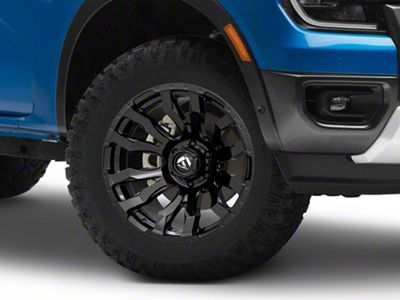 Fuel Wheels Blitz Gloss Black 6-Lug Wheel; 18x9; 1mm Offset (24-25 Ranger)