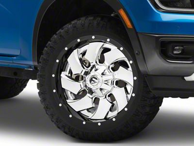 Fuel Wheels Cleaver Chrome 6-Lug Wheel; 20x10; -19mm Offset (24-25 Ranger)
