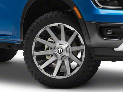 Fuel Wheels Contra Platinum Brushed Gunmetal 6-Lug Wheel; 20x9; 19mm Offset (24-25 Ranger)