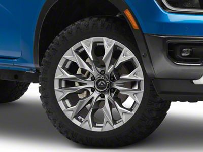 Fuel Wheels Flame Platinum 6-Lug Wheel; 20x10; -18mm Offset (24-25 Ranger)