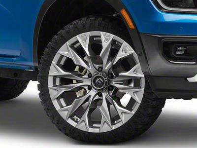 Fuel Wheels Flame Platinum 6-Lug Wheel; 22x10; -18mm Offset (24-25 Ranger)