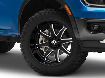 Fuel Wheels Hammer Gloss Black Milled 6-Lug Wheel; 20x10; -18mm Offset (24-25 Ranger)