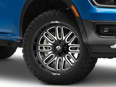 Fuel Wheels Ignite Gloss Black Milled 6-Lug Wheel; 20x9; 19mm Offset (24-25 Ranger)