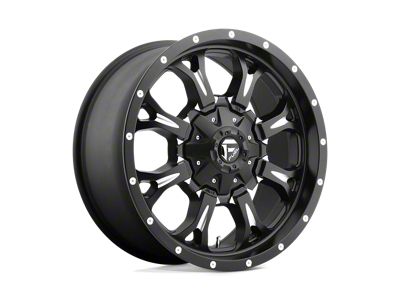 Fuel Wheels Krank Matte Black Milled 6-Lug Wheel; 20x9; 20mm Offset (24-25 Ranger)