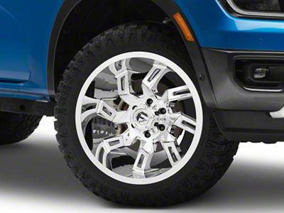 Fuel Wheels Lockdown Chrome 6-Lug Wheel; 20x10; -18mm Offset (24-25 Ranger)