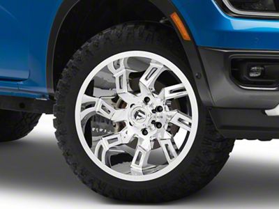 Fuel Wheels Lockdown Chrome 6-Lug Wheel; 20x9; 1mm Offset (24-25 Ranger)