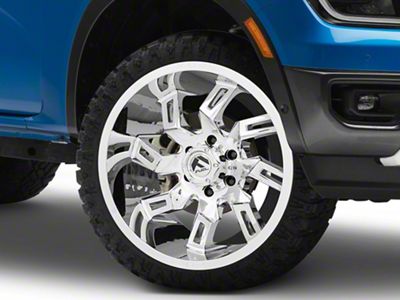 Fuel Wheels Lockdown Chrome 6-Lug Wheel; 22x10; -18mm Offset (24-25 Ranger)