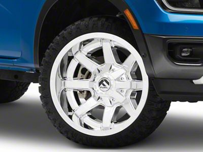 Fuel Wheels Maverick Chrome 6-Lug Wheel; 22x10; 10mm Offset (24-25 Ranger)
