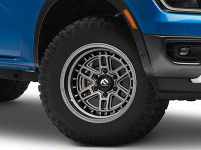 Fuel Wheels Nitro Matte Gunmetal 6-Lug Wheel; 17x9; -12mm Offset (24-25 Ranger)