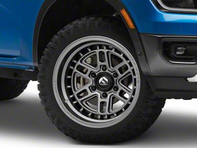 Fuel Wheels Nitro Matte Gunmetal 6-Lug Wheel; 20x9; 1mm Offset (24-25 Ranger)