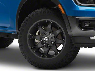 Fuel Wheels Octane Matte Black 6-Lug Wheel; 18x9; 1mm Offset (24-25 Ranger)