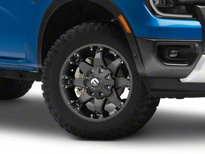 Fuel Wheels Octane Matte Black 6-Lug Wheel; 18x9; 20mm Offset (24-25 Ranger)