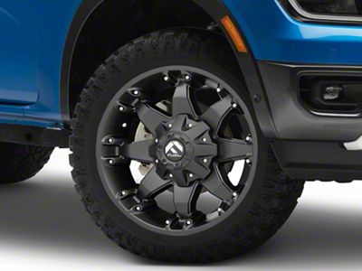 Fuel Wheels Octane Matte Black 6-Lug Wheel; 20x9; 1mm Offset (24-25 Ranger)