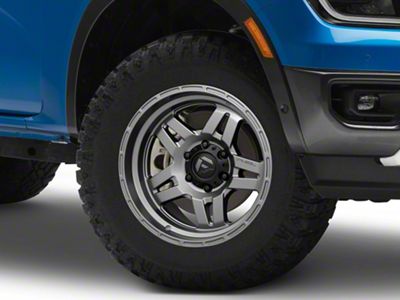 Fuel Wheels Oxide Matte Gunmetal 6-Lug Wheel; 17x8.5; 1mm Offset (24-25 Ranger)