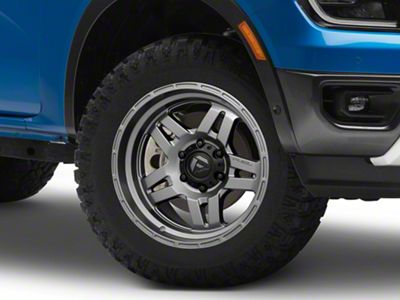 Fuel Wheels Oxide Matte Gunmetal 6-Lug Wheel; 18x9; -12mm Offset (24-25 Ranger)
