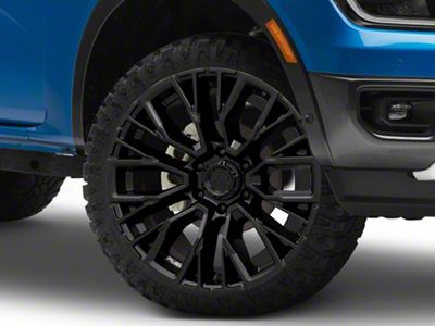 Fuel Wheels Rebar Blackout 6-Lug Wheel; 22x12; -44mm Offset (24-25 Ranger)