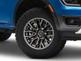 Fuel Wheels Rebar Matte Gunmetal 6-Lug Wheel; 17x9; 1mm Offset (24-26 Ranger)