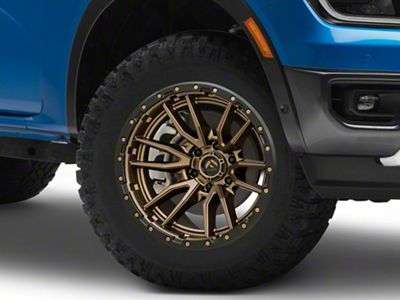 Fuel Wheels Rebel Matte Bronze 6-Lug Wheel; 18x9; 20mm Offset (24-25 Ranger)