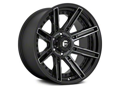 Fuel Wheels Rogue Gloss Machined Double Dark Tint 6-Lug Wheel; 20x10; -18mm Offset (24-25 Ranger)