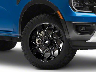 Fuel Wheels Runner Gloss Black Milled 6-Lug Wheel; 20x10; -18mm Offset (24-25 Ranger)