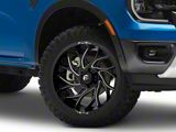 Fuel Wheels Runner Gloss Black Milled 6-Lug Wheel; 20x9; 1mm Offset (24-25 Ranger)