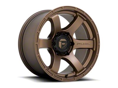 Fuel Wheels Rush Matte Bronze 6-Lug Wheel; 17x9; -12mm Offset (24-25 Ranger)