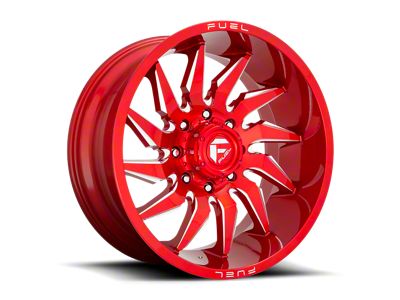 Fuel Wheels Saber Candy Red Milled 6-Lug Wheel; 20x9; 1mm Offset (24-25 Ranger)