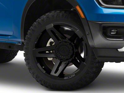 Fuel Wheels SFJ Matte Black 6-Lug Wheel; 20x12; -44mm Offset (24-25 Ranger)