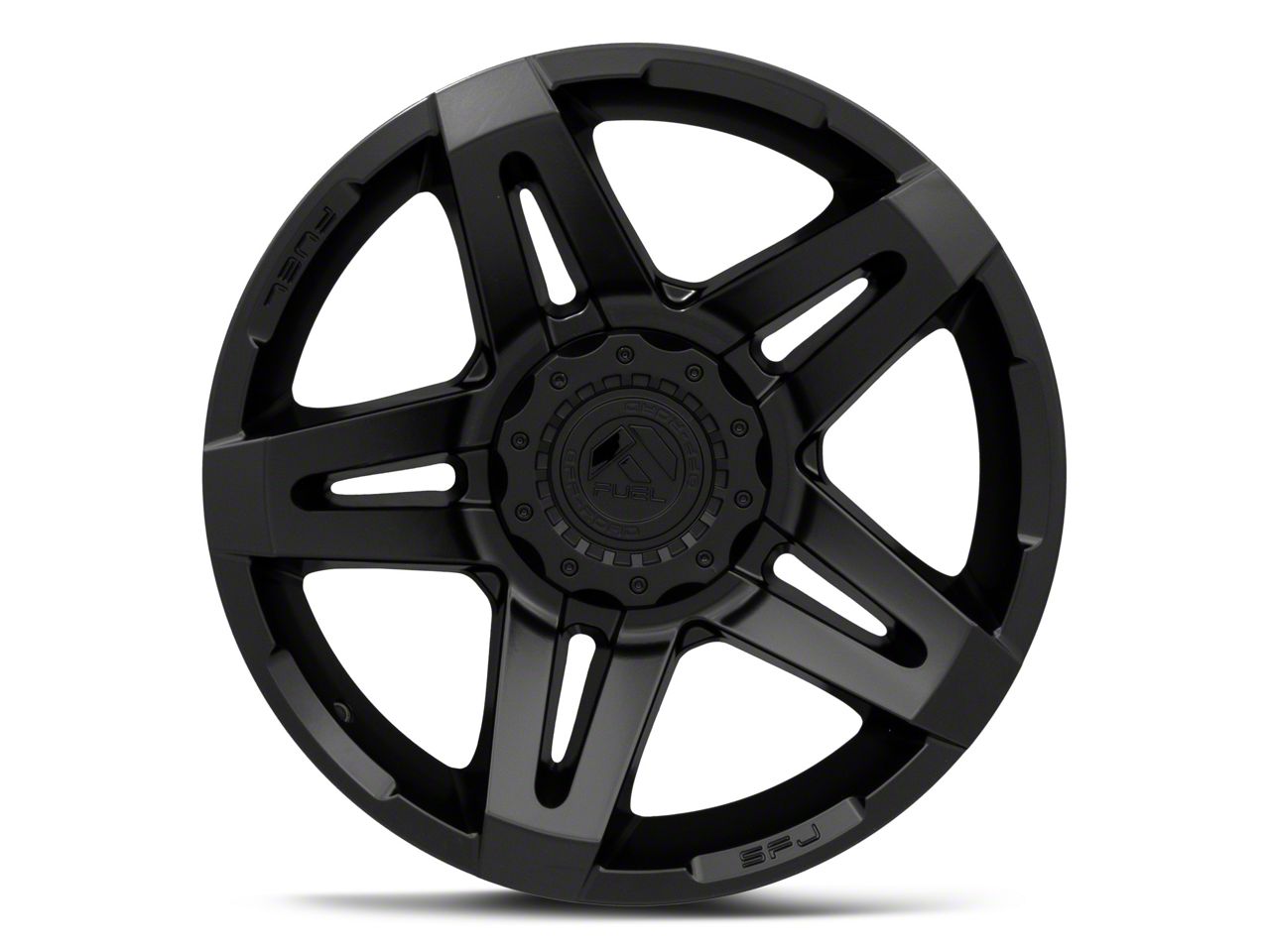 Fuel Wheels Ranger SFJ Matte Black 6-Lug Wheel; 20x9; 1mm