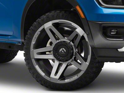 Fuel Wheels SFJ Matte Gunmetal 6-Lug Wheel; 22x14; -75mm Offset (24-25 Ranger)