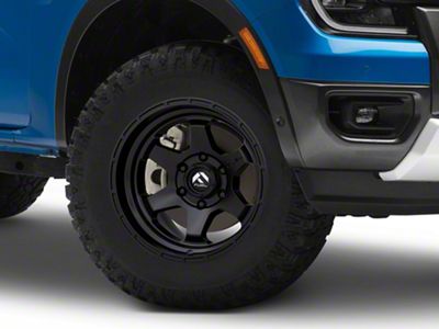 Fuel Wheels Shok Matte Black 6-Lug Wheel; 17x10; -18mm Offset (24-25 Ranger)