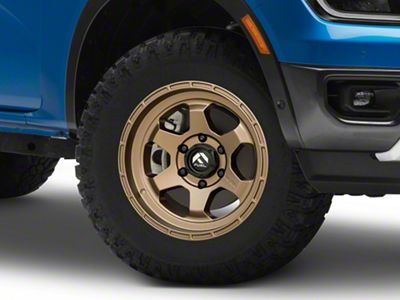 Fuel Wheels Shok Matte Bronze 6-Lug Wheel; 17x9; 20mm Offset (24-25 Ranger)