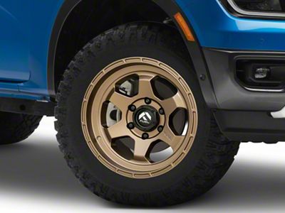 Fuel Wheels Shok Matte Bronze 6-Lug Wheel; 18x9; -12mm Offset (24-25 Ranger)