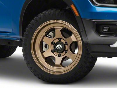 Fuel Wheels Shok Matte Bronze 6-Lug Wheel; 20x9; 1mm Offset (24-25 Ranger)